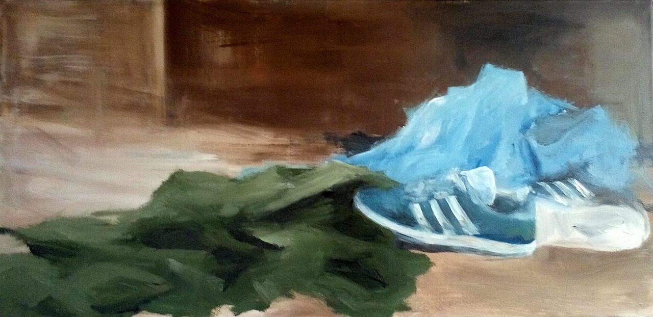 Fashion - Landschaft von Clemens Groth, 2017, Acryllack auf Leinwand, 100x50cm